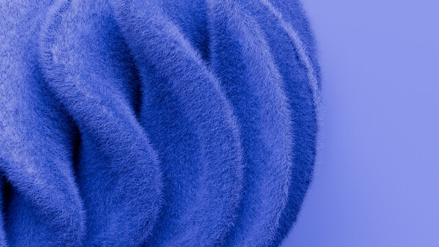 Minimalist Blue Fiber Abstract Background for Wallpaper Design