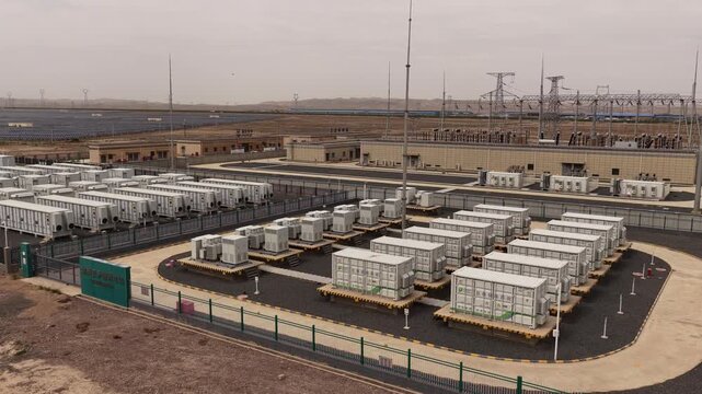 Integrated solar power and energy storage station	