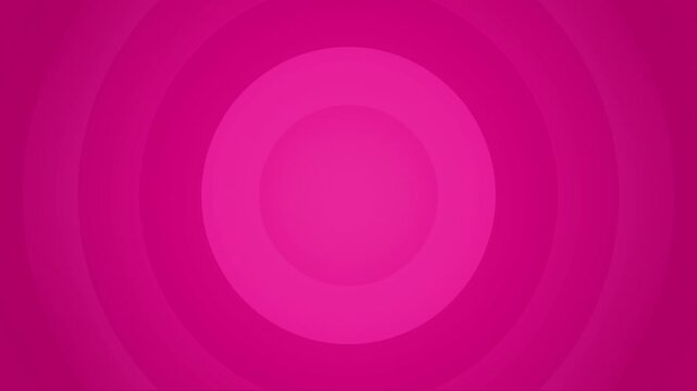 Pink Concentric Circle Cartoon Background Spinning Video Animation