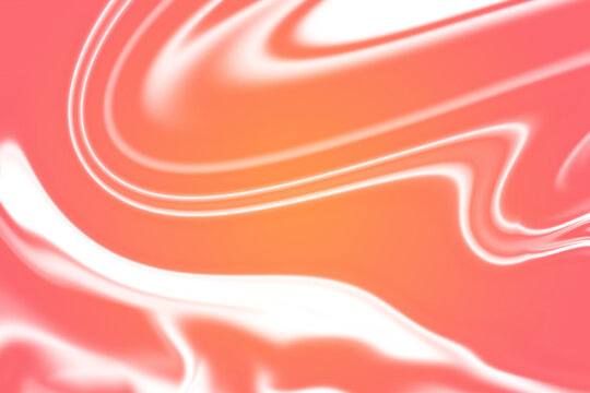 Soft coral and peach liquid gradient background with smooth wavy flow