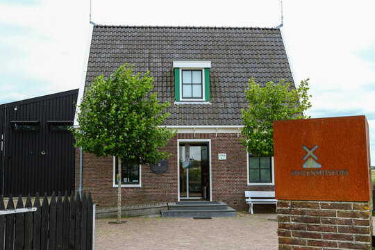Molenmuseum Exterior at Zaanse Schans, Netherlands