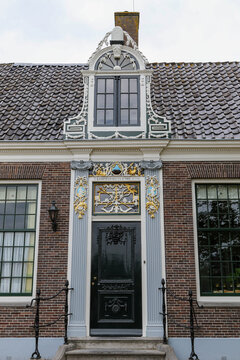 't Koopmanshuys d'Mol Entrance at Zaanse Schans, Netherlands