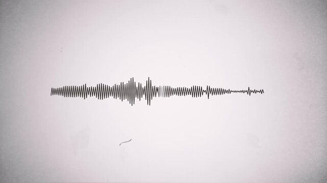 Vintage Retro White Audio Graphic Equalizer
Retro vintage old design background with white noise graphic equalizer for vj loops and past music sequences