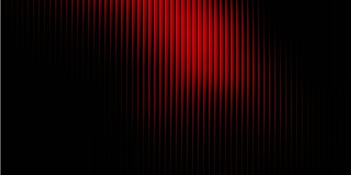 Vibrant dramatic deep red and black gradient evokes mystery and passion. Fiery red nostalgic gradient fades into darkness with futuristic vintage aesthetic and fractal glass effect. Vector background