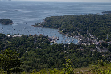 Naklejka premium Camden Hills State Park View of Camden Harbor, Penobscot Bay 