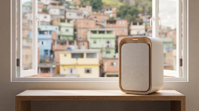 Modern smart device with favela view