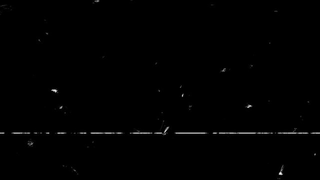 Old Film Overlay with Dust, Scratches Particles and Vintage Scan Lines. Retro Video Effect Background 4K Video