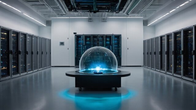 データセンターに設置された量子確率装置