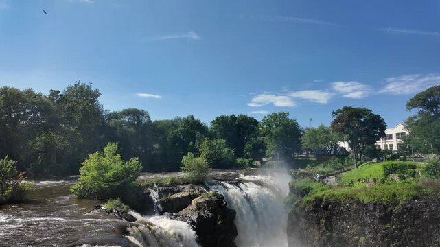 Paterson Great Falls on the Passaic River in New Jersey