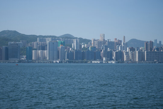 夏の香港の風景