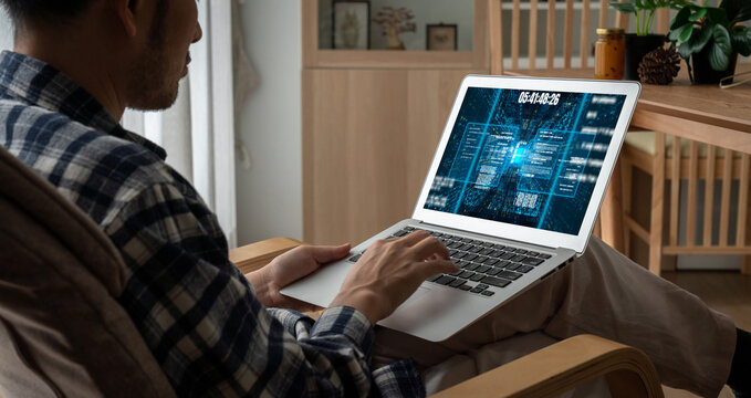 Software development or programming work with coding screen of various programming languages like HTML, , , and C brisk for new application development