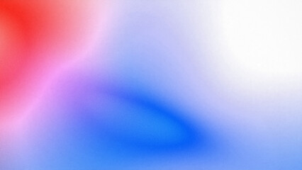Fototapeta premium Abstract red and blue gradient background with grainy texture, soft light glow effect for modern digital art, creative UI design, social media banner, tech presentation and futuristic branding