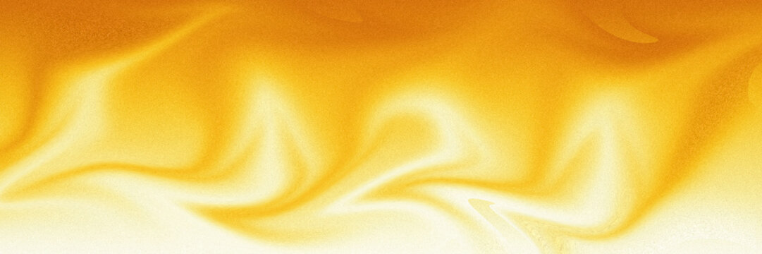 Golden liquid marble texture, abstract yellow silk wave background, flowing amber honey swirls for luxury branding and web design