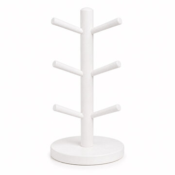 white cup or mug rack drying stand