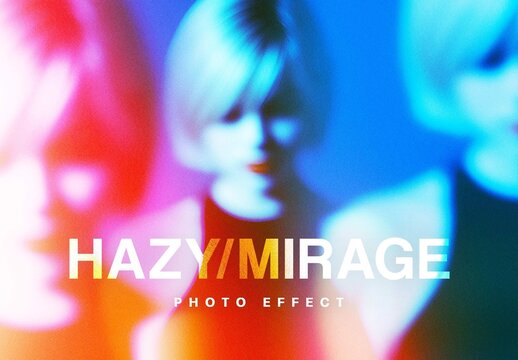 Hazy Mirage Effect For Poster And Social Media Design