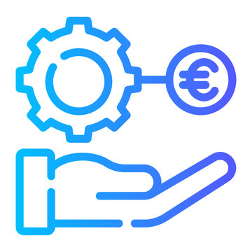 management gradient icon