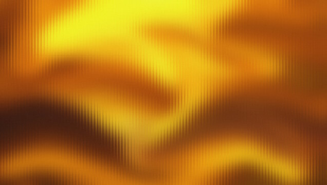 Abstract golden background with vertical lines and a soft glowing wave pattern effect