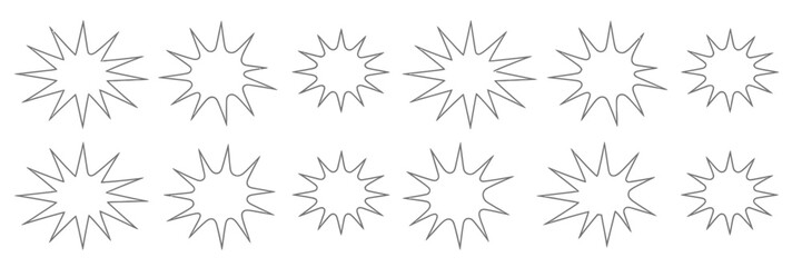 Comic blast bomb bang boom explosion set featuring pop art burst effects, retro vintage action graphics, cartoon blow shapes, dialogue bubbles, message signs and decorative frames. ©  