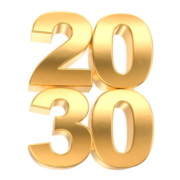 Gold 3D year 2030 numbers