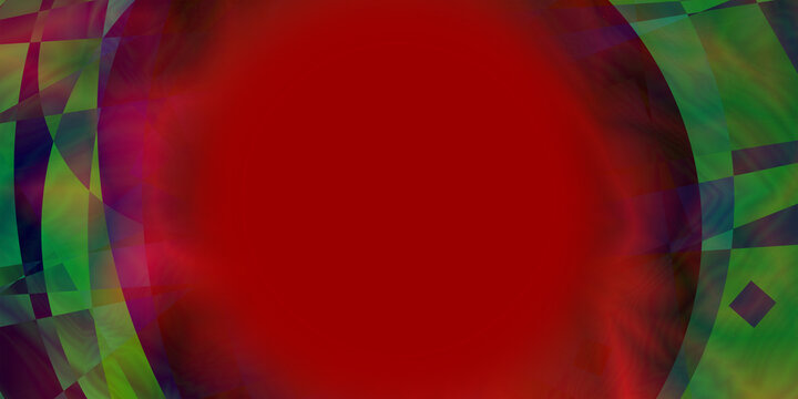 Abstract blurred background with vibrant red and colorful light streaks