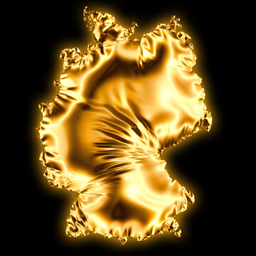 Deutschland Symbol goldfarben