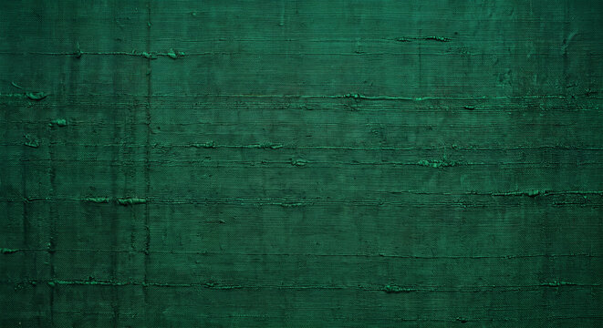 Deep Emerald Raw Silk Texture with Natural Woven Slubs