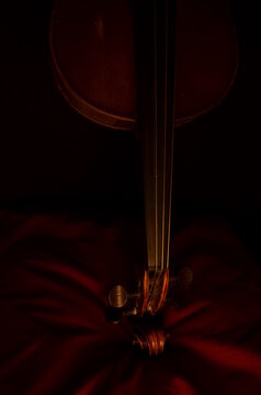 Violon invers&eacute; clair obscure 