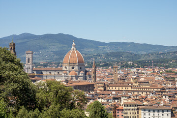Florence, Italy. Firenze Florence, travel photo, dome cathedral city landscape old town  © Fulop