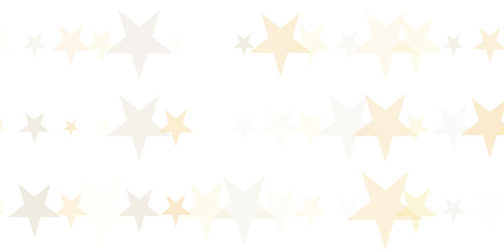 Light Yellow, Orange vector seamless pattern with christmas stars. Shining colored illustration with stars. The pattern can be used for websites.