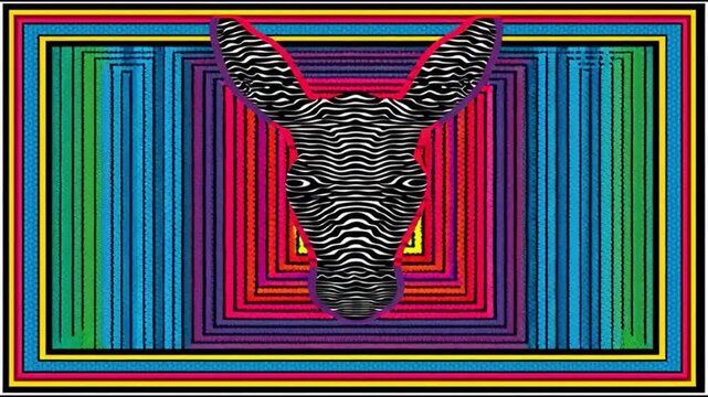 Abstract VJ Loop Background with Dynamic Colorful Motion