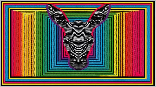 Abstract VJ Loop Background with Dynamic Colorful Motion