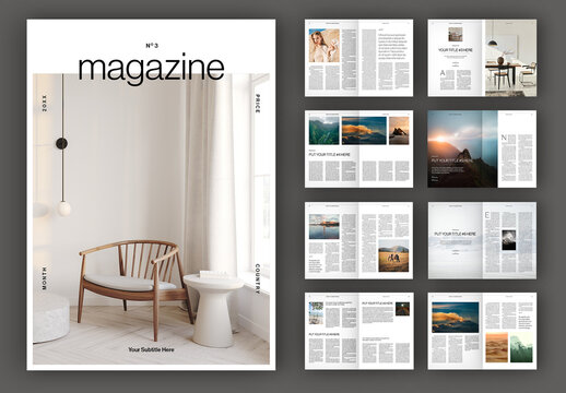 Lifestyle Magazine Layout