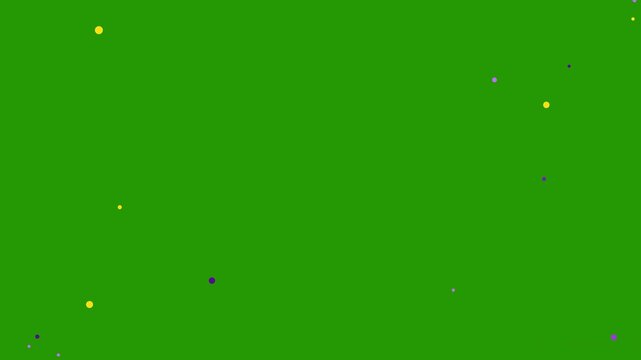 3D confetti explosion animation on greenscreen background. Perfect for celebration themes