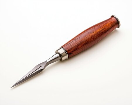 Wooden Handle Chisel with Metal Tip