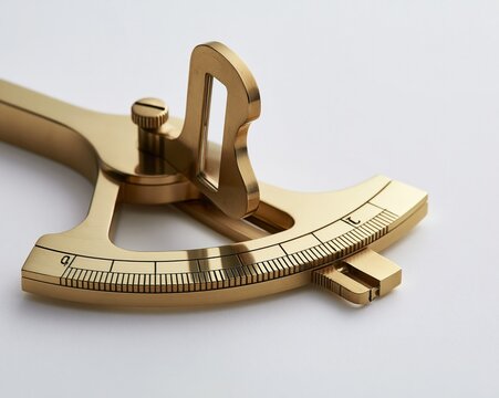 Golden Calipers: Precision Measuring Tool