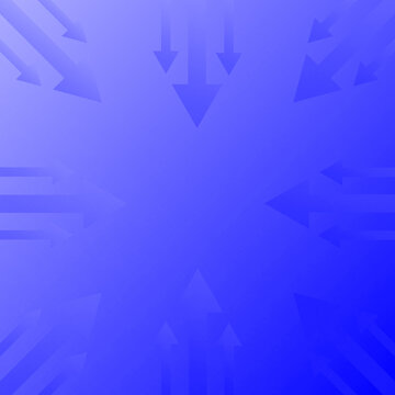 Minimalist blue abstract arrow data convergence financial graphic illustration background