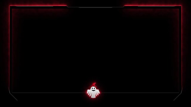 Animated spooky webcam for streamers
