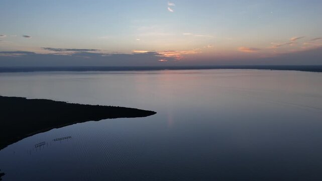 Sunrise over the bay