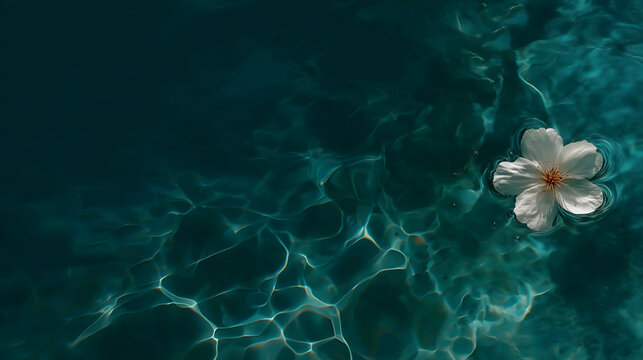 flower in water
