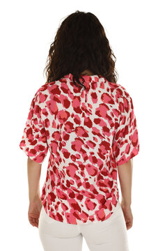 Fashion photoshoot in a studio with a white background for e-commerce