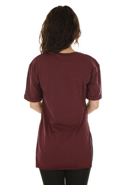 Fashion photoshoot in a studio with a white background for e-commerce