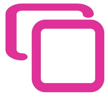 Minimalist pink square layer icon design displaying subtle motion in this digital animation clip featuring clean geometric lines for modern user interface and software visual media.
