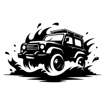 vector cartoon car