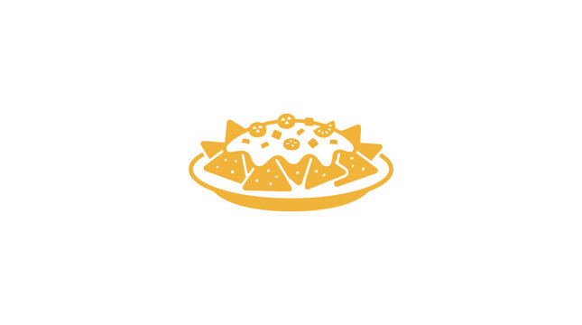 Nachos with Cheese Vector Icon
