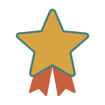 Cute Prize Star Simple Clipart