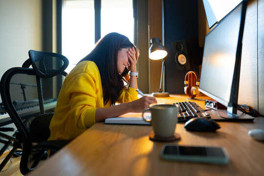 Creative Worker Feeling Stressed