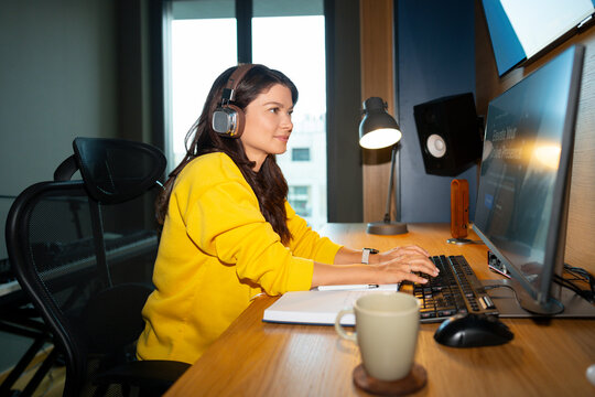 Creative Worker at Computer