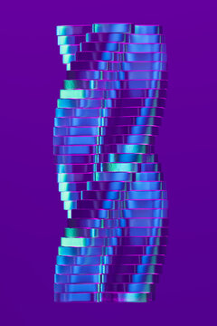 3D Stacked Hologram Column
