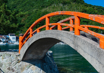 Fototapeta premium 弁天波止場の浮島橋