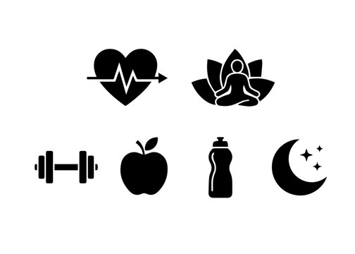 Sports and HEALTH ICON DESIGN